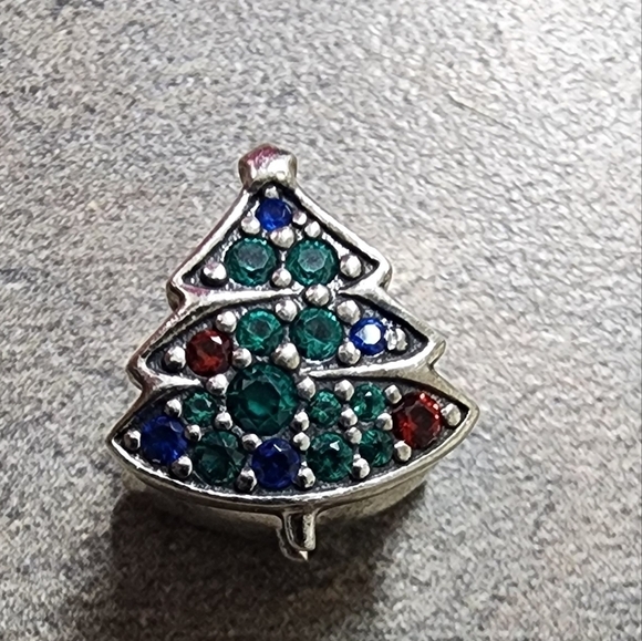Pandora Christmas Tree Crystal Charm - Picture 1 of 10